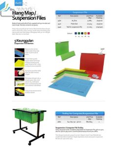 Contoh Bantex 3490 Tab for Suspensions File kuping index Hangmap map gantung merek Bantex