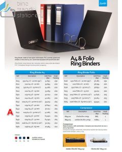 Contoh Map berkas arsip Bantex 8225 Ring Binder 1322 A4 2O-25mm (1") merek Bantex