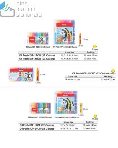 Jual Crayon Krayon Gambar Joyko Oil Pastel OP-24CH (Hexagonal) termurah harga grosir Jakarta