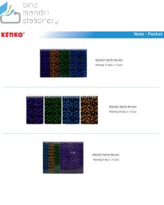 Gambar perlengkapan kantor Kenko PN-404 Note Pocket Buku Catatan Kecil dan aneka katalog Kenko grosir